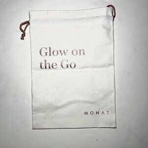 MONAT Glow On The Go Drawstring Travel Canvas Bag